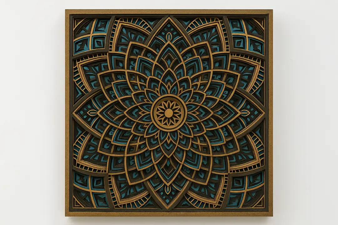 cuadro multicapa arte en madera